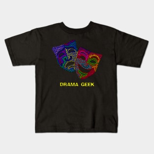 Drama Geek - Comedy & Tragedy Masks Kids T-Shirt